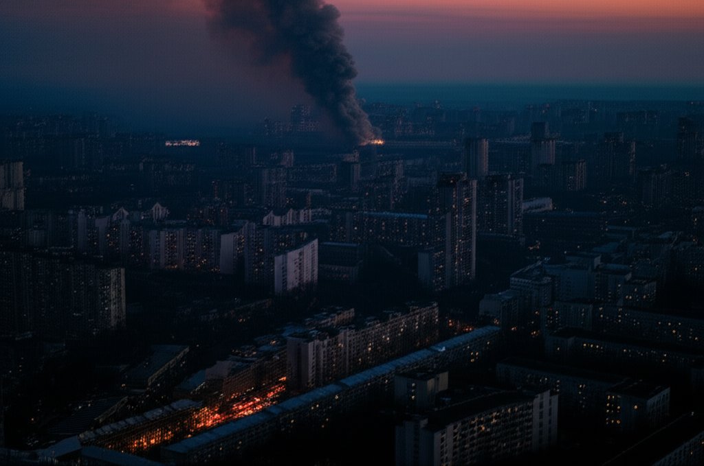 Russian Aerial Attack on Kyiv Kills Seven, Strikes Residential Areas