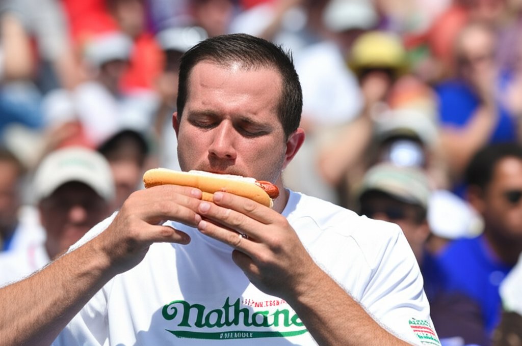 Joey Chestnut Reclaims Hot Dog Crown Amidst Lingering Questions Over Mysterious Ban