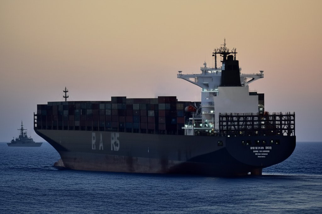 Major Container Ship Crippled in Red Sea Drone Attack, Escalating Maritime Tensions