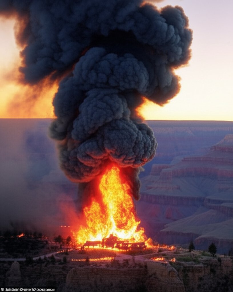 Historic Grand Canyon Lodge Lost to Raging Wildfire, North Rim Closed for Season
