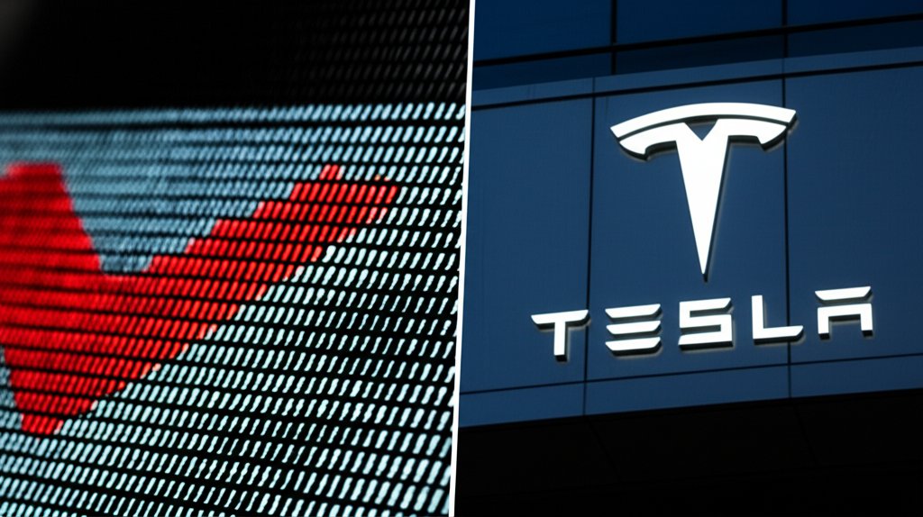Dow Falters on Tariff Jitters as Tesla Surges on Major AI Deal News