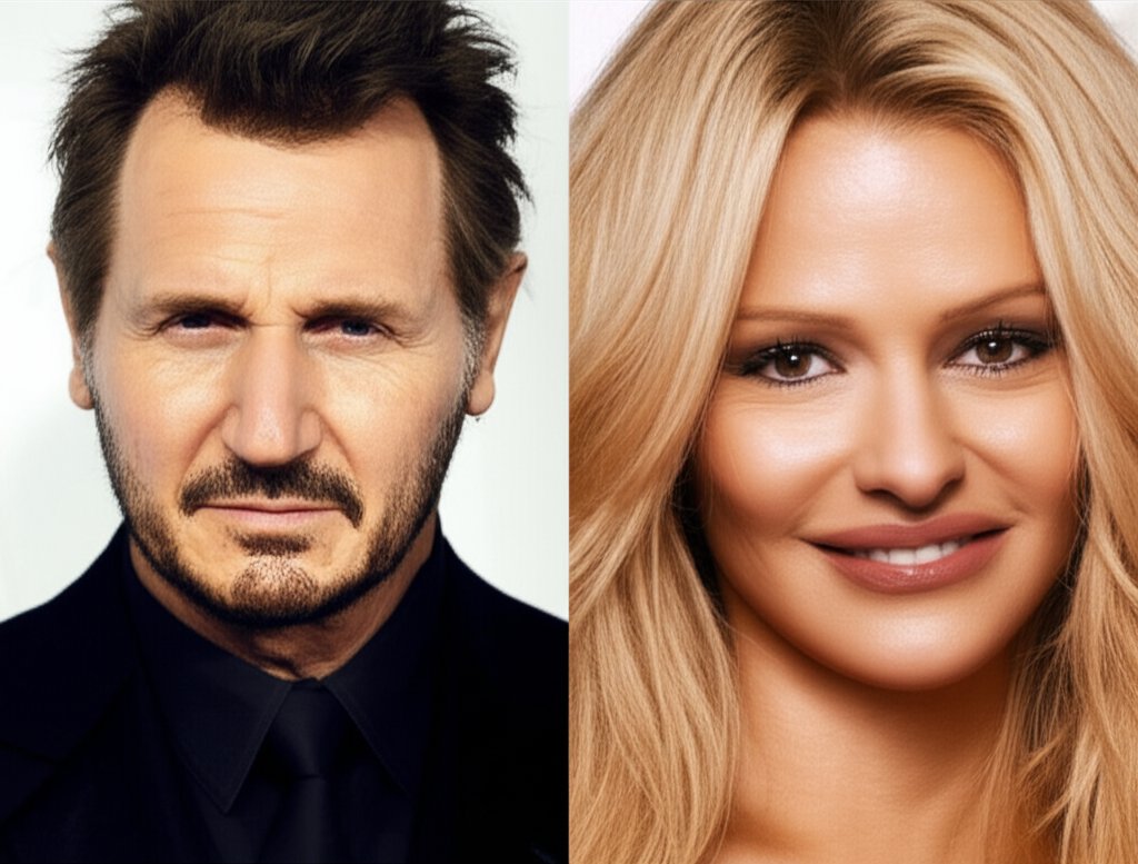 Liam Neeson and Pamela Anderson Quash Dating Rumors, Citing ‘Family’ Bond