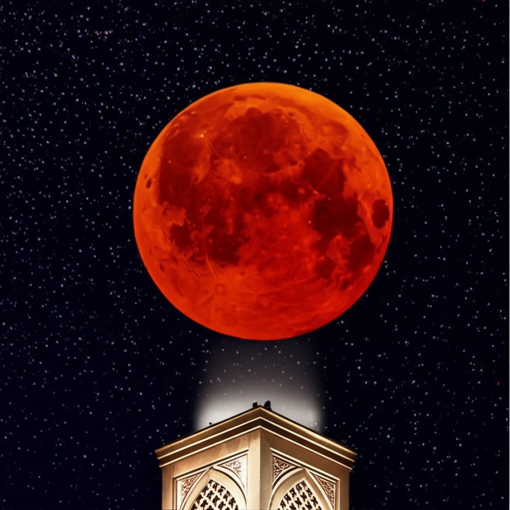 Rare 'Blood Moon' Total Lunar Eclipse Dazzles Millions Across Middle East and Asia