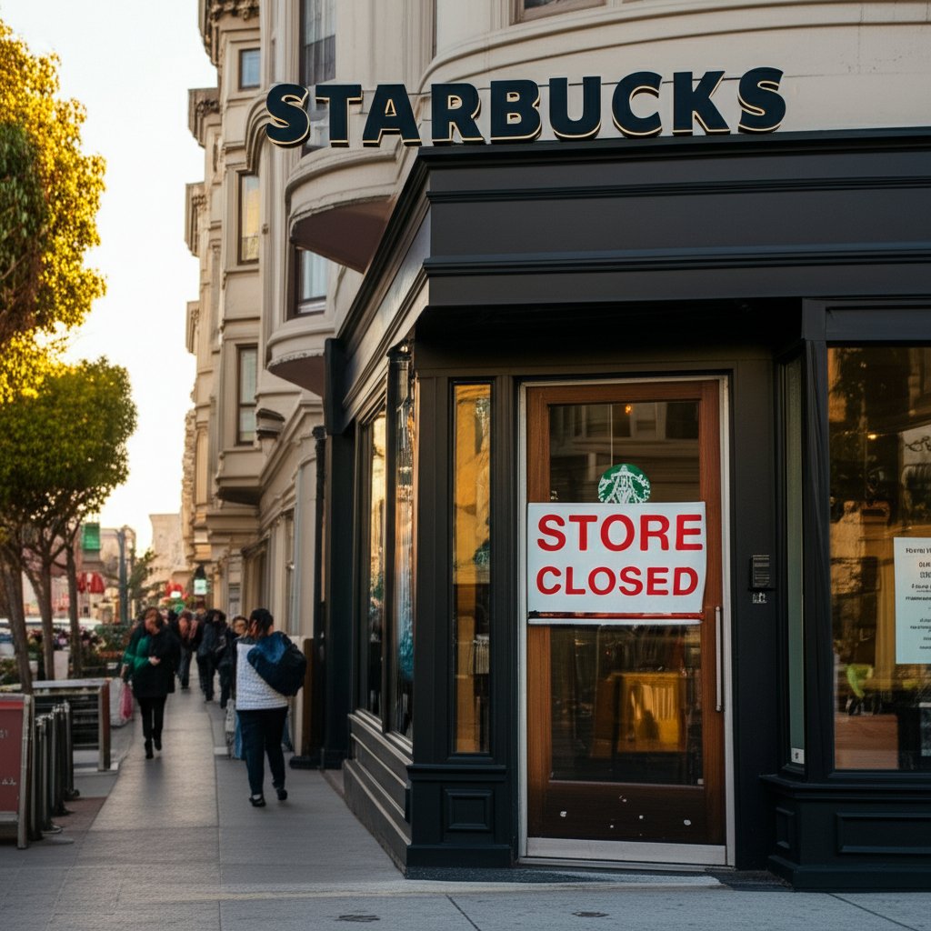 Starbucks Announces Significant North American Store Closures, Including Key San Francisco and East Bay Locations