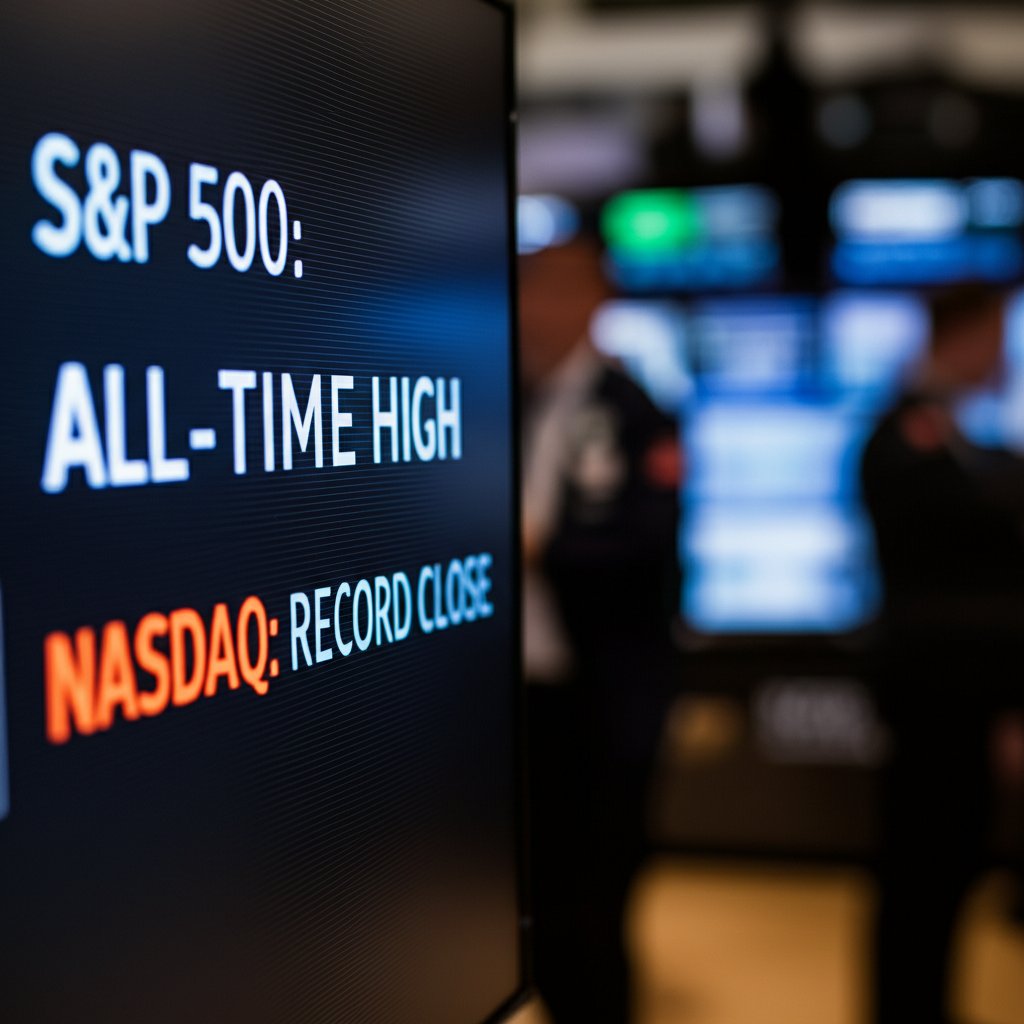 Wall Street Defies Government Shutdown, S&P 500 and Nasdaq Reach Record Highs