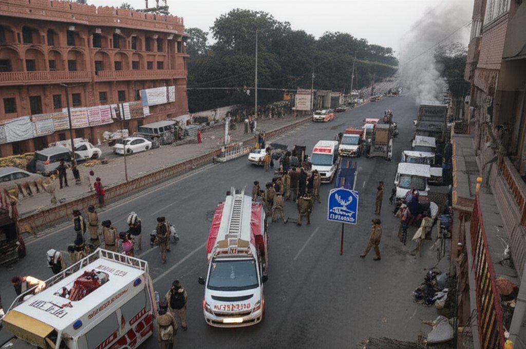 Deadly Car Blast Rocks New Delhi Near Historic Red Fort, 8 Killed