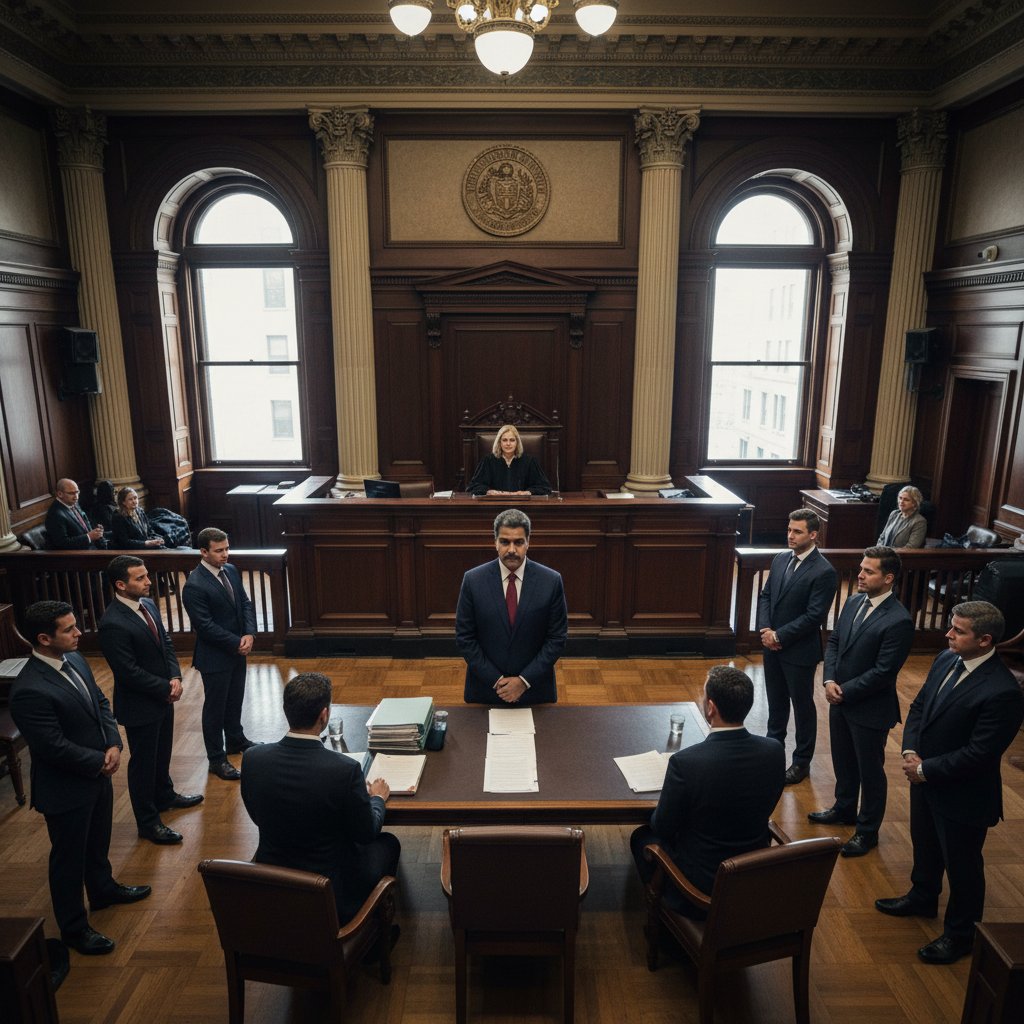 Maduro Pleads Not Guilty to Narco-Terrorism Charges in Landmark Manhattan Court Appearance