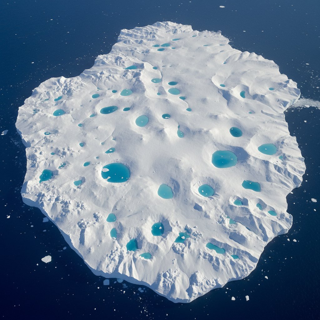 Melting Giant: Antarctica’s Largest Iceberg A23a Faces Imminent Collapse