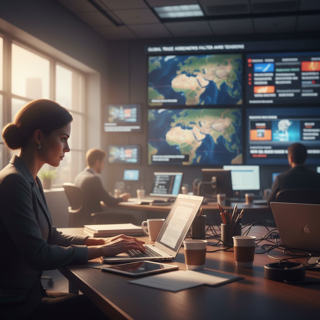 Wall Street Retreats: S&P 500 Slumps 1% as Banking Earnings and Tech Volatility Weigh on Markets