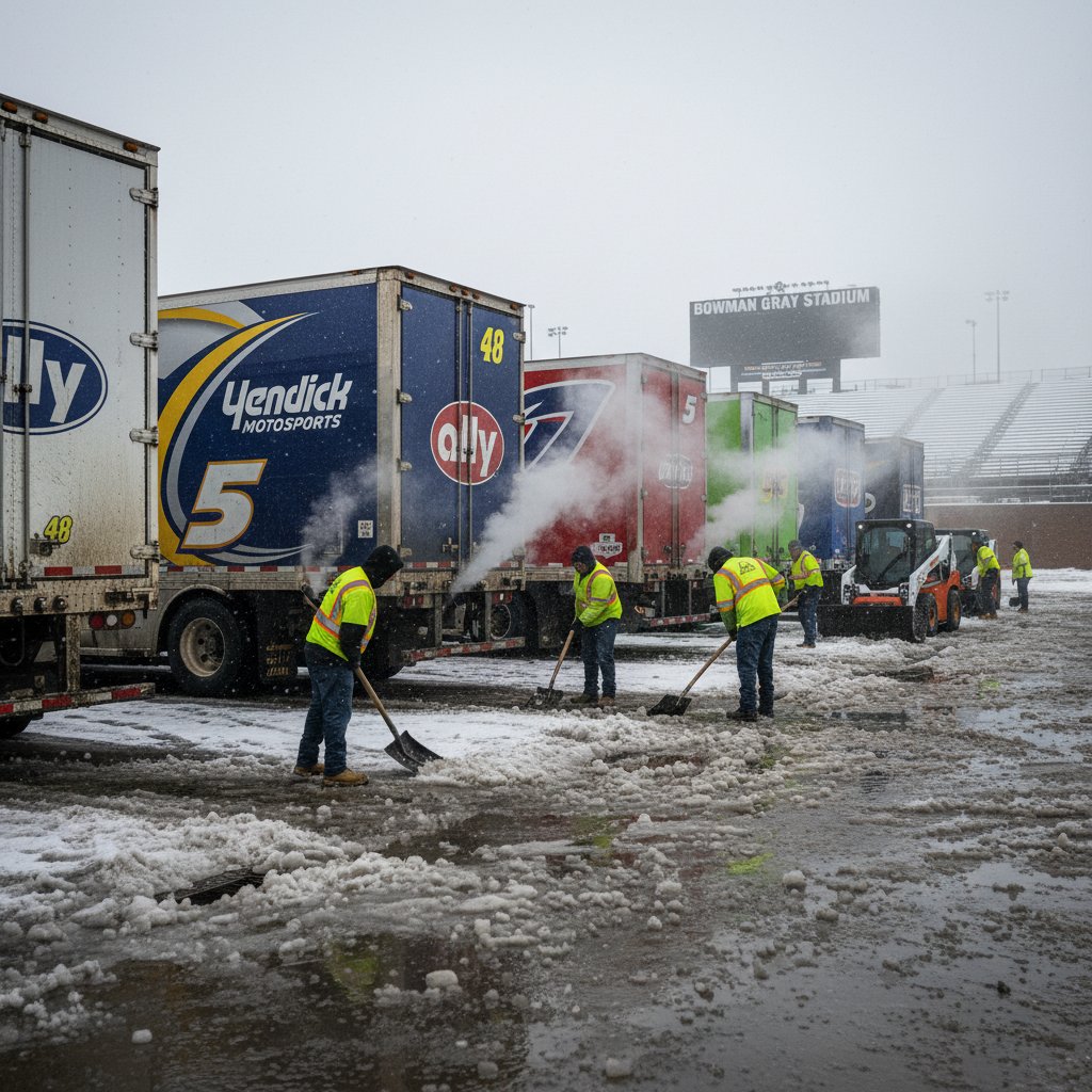 NASCAR Postpones Cook Out Clash at Bowman Gray Stadium Amid Winter Weather