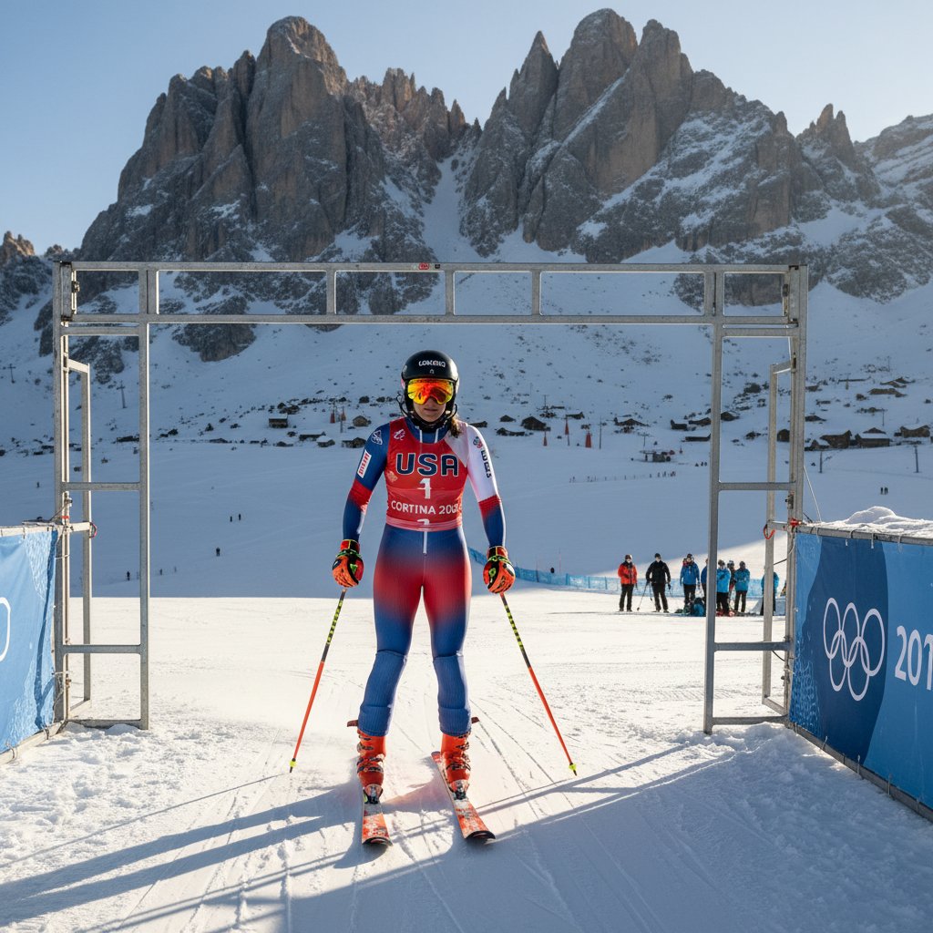 Heartbreak in Cortina: Lindsey Vonn’s Olympic Comeback Ends in Devastating Downhill Crash