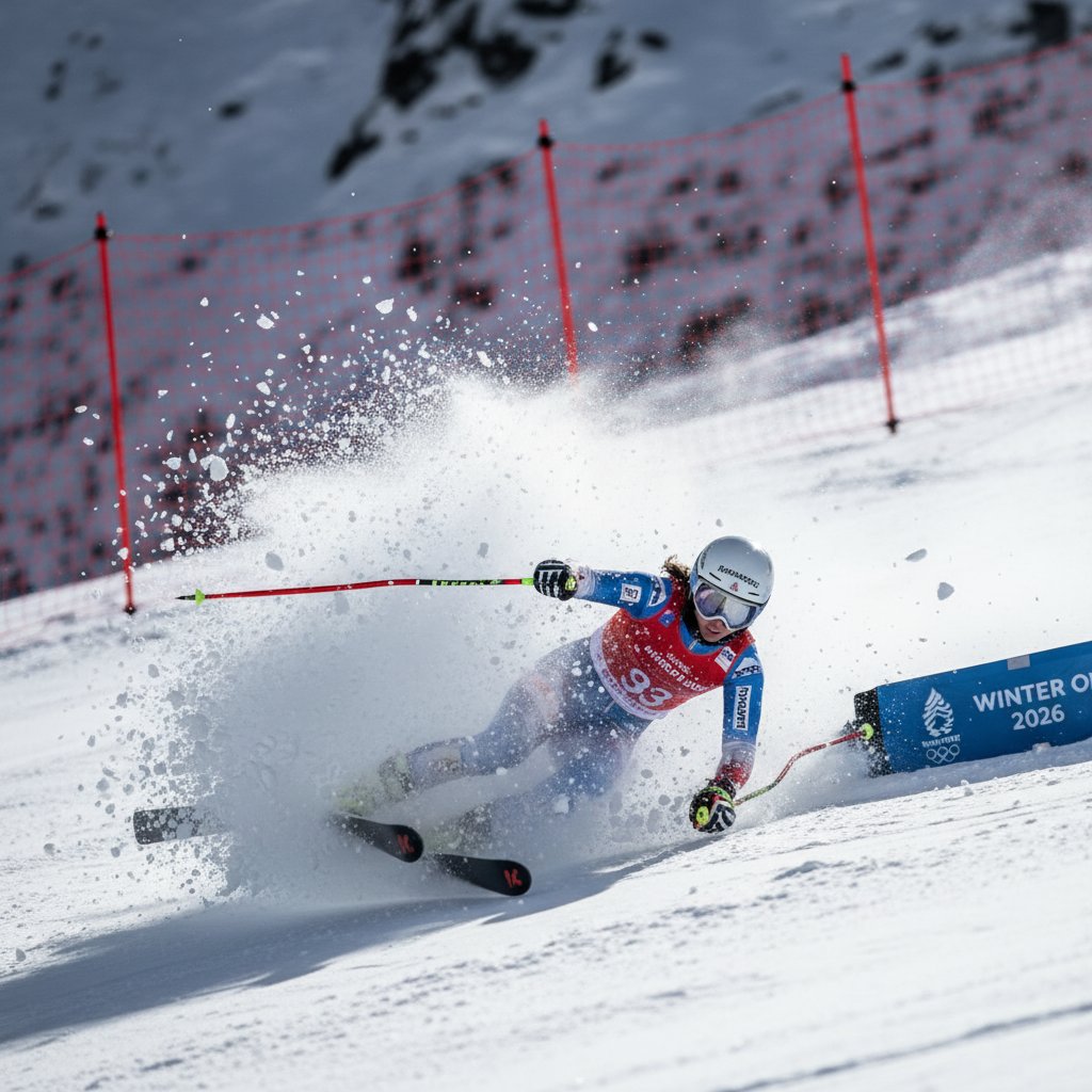 Heartbreak in Cortina: Lindsey Vonn’s Olympic Comeback Ends in Devastating Downhill Crash