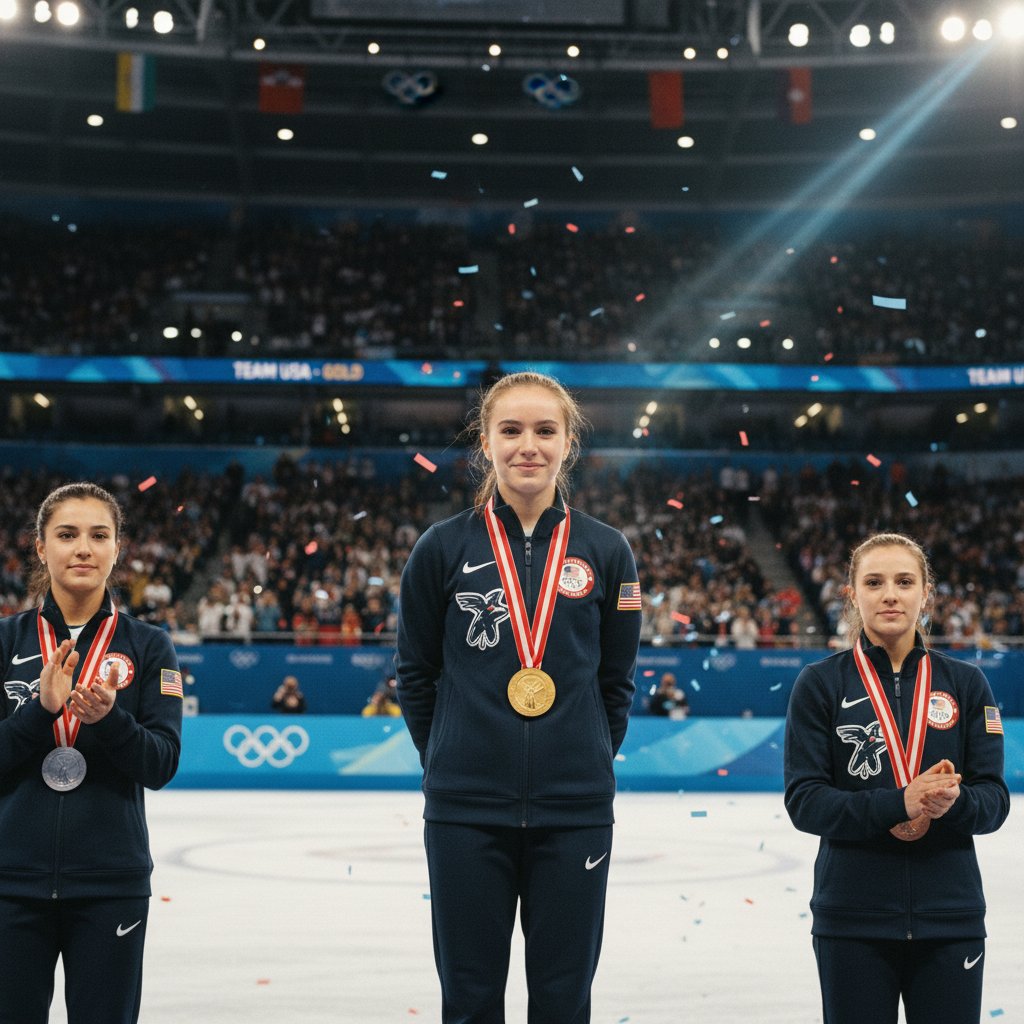 Olympic Gold and Global Scrutiny: The Complex Triumph of Amber Glenn in Milan