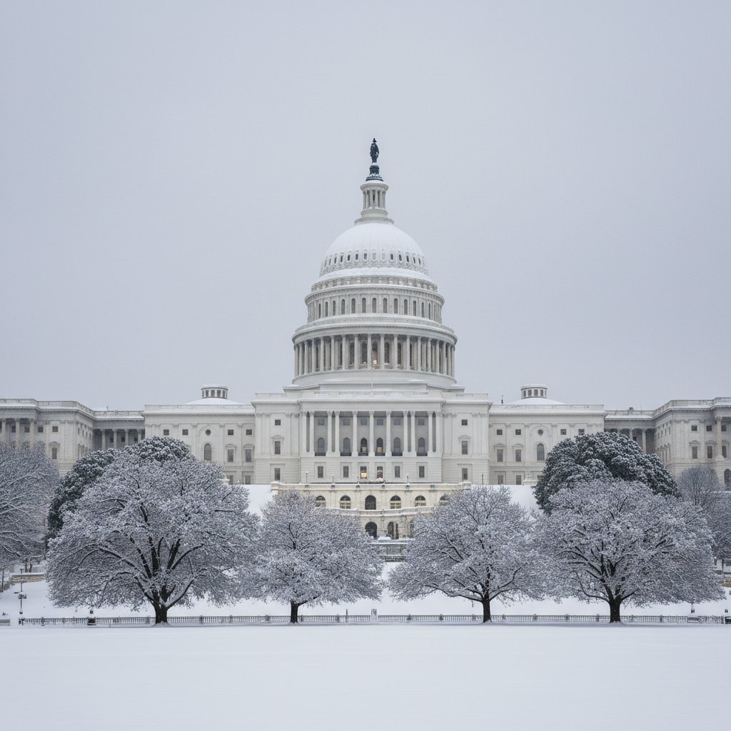 Powerful Nor'easter Grips Mid-Atlantic: Heavy Snow and High Winds Disrupt D.C. Region