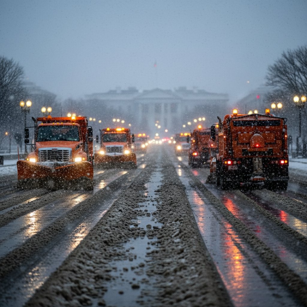 Powerful Nor'easter Grips Mid-Atlantic: Heavy Snow and High Winds Disrupt D.C. Region
