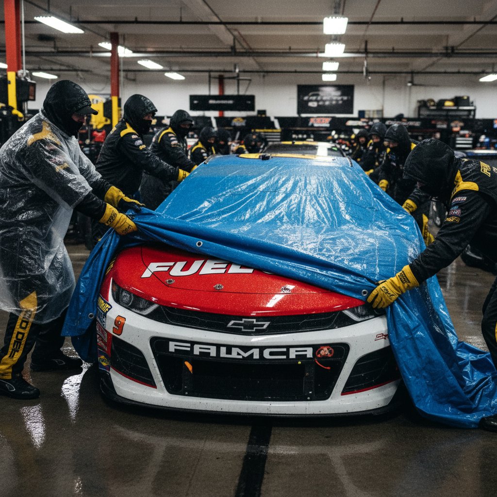 Reddick Secures Atlanta Pole After Rain Dampens NASCAR Qualifying